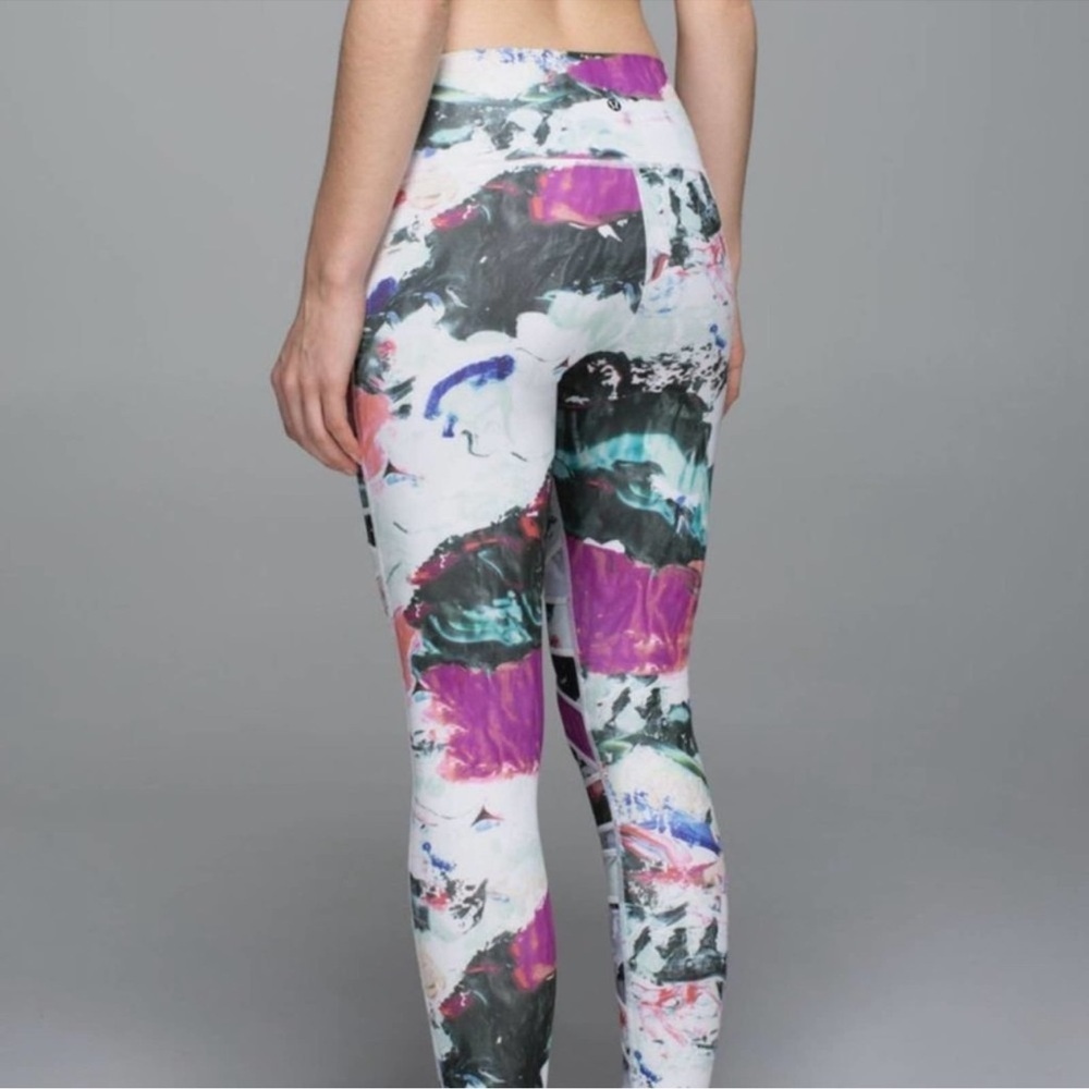 Lululemon High Times Multicolor Biggie Pigment Waves High-Rise Leggings